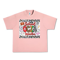 Salmon School Social Worker Urban Heavy Tee - CowhideDigitalArt