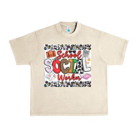 Sandshell School Social Worker Urban Heavy Tee - CowhideDigitalArt