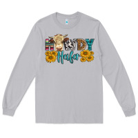Moon Dust Western Howdy Heifer With Simmental Cow Long Sleeve Tee - LillyAllenDesigns