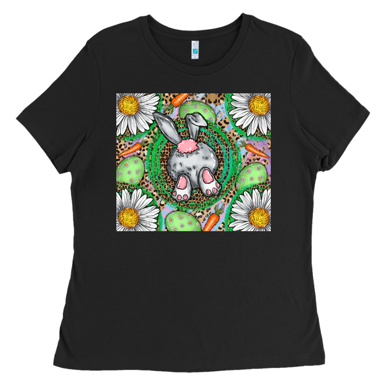 Easter Bunny Ladies Tee by CowhideDigitalArt | Teevron