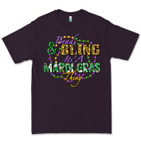 Plum heads and bling it's' a mardi gras thing Premium Tee - FaDigitalArtStudio