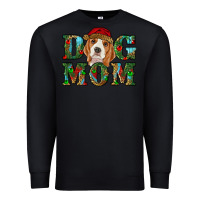 Black Christmas dog mom beagle Premium Sweatshirt - RanaPortraitStore