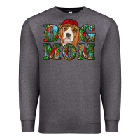 Charcoal Heather Christmas dog mom beagle Premium Sweatshirt - RanaPortraitStore