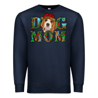 Navy Christmas dog mom beagle Premium Sweatshirt - RanaPortraitStore