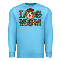 Ocean Blue Christmas dog mom beagle Premium Sweatshirt - RanaPortraitStore