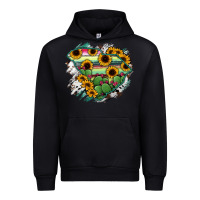 Black South Carolina State Map Urban Hoodie - RanaPortraitStore
