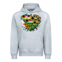Heather Grey South Carolina State Map Urban Hoodie - RanaPortraitStore