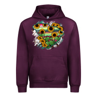 Mauve Wine South Carolina State Map Urban Hoodie - RanaPortraitStore