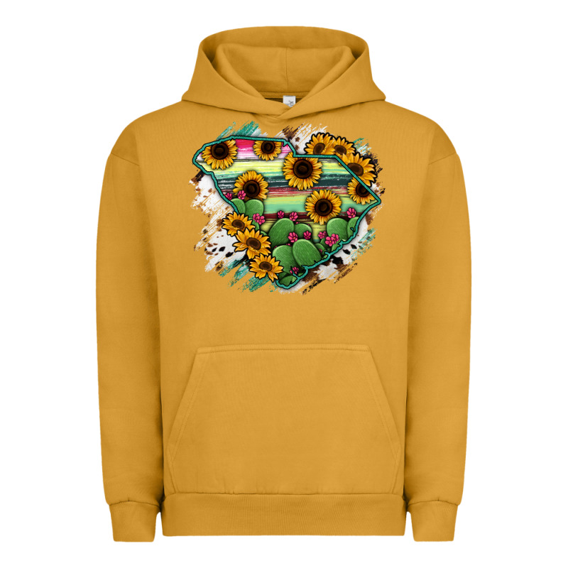 South Carolina State Map Urban Hoodie by RanaPortraitStore | Teevron