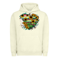 Pigment Pistachio South Carolina State Map Urban Hoodie - RanaPortraitStore