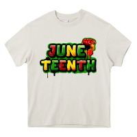 Cream Juneteenth Heavy Core Tee - FaDigitalArtStudio