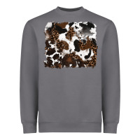 Storm leopard cowhide background Heavyweight Sweatshirt - RanaPortraitStore