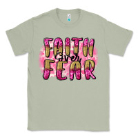 Matcha Faith over fear  Breast Cancer Awareness Classic Tee - FaDigitalArtStudio