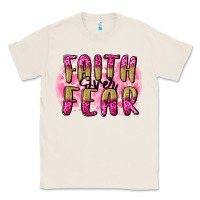 Natural Faith over fear  Breast Cancer Awareness Classic Tee - FaDigitalArtStudio