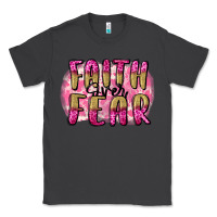 Smoke Faith over fear  Breast Cancer Awareness Classic Tee - FaDigitalArtStudio
