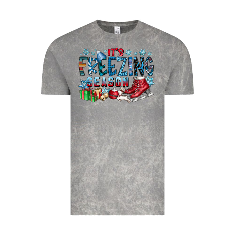 It's Freezing Season Vintage Tee by CowhideDigitalArt | Teevron