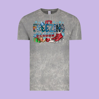 It's Freezing Season Vintage Tee Designed By Cowhidedigitalart
