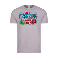 Vintage Zinc It's Freezing Season Vintage Tee - CowhideDigitalArt