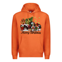 Carrot merry christmas gnomes truck Premium Hoodie - BarkalooDesign