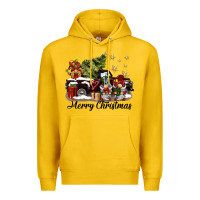 Lemon merry christmas gnomes truck Premium Hoodie - BarkalooDesign