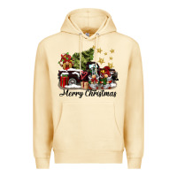 Pina Colada merry christmas gnomes truck Premium Hoodie - BarkalooDesign