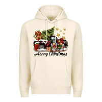 Tofu merry christmas gnomes truck Premium Hoodie - BarkalooDesign