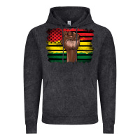 Vintage Black june juneteenth Vintage Hoodie - Artiststas