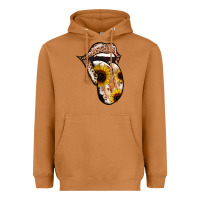 Meerkat Leopard Sunflower Tongue Heavyweight Hoodie - Jasminsmagicworld