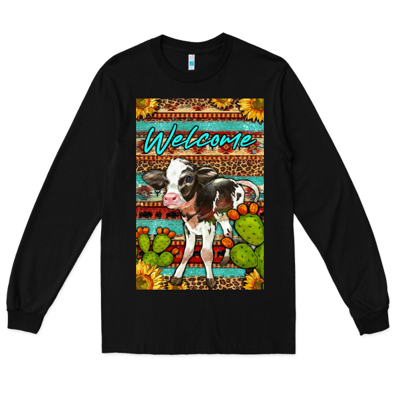 Welcome Cute Baby Calf Long Sleeve Tee by LillyAllenDesigns | Teevron