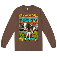 Chestnut Welcome Cute Baby Calf Long Sleeve Tee - LillyAllenDesigns
