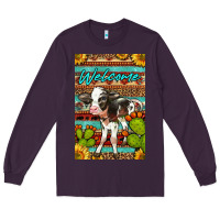 Plum Welcome Cute Baby Calf Long Sleeve Tee - LillyAllenDesigns