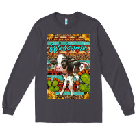 Smoke Welcome Cute Baby Calf Long Sleeve Tee - LillyAllenDesigns