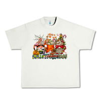 Pistachio Hallothanksmas Gnome Coffee Cups Urban Heavy Tee - CowhideDigitalArt