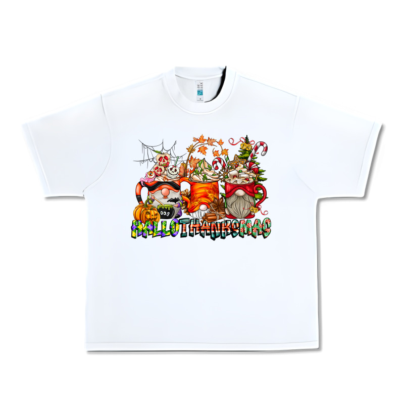 Hallothanksmas Gnome Coffee Cups Urban Heavy Tee by CowhideDigitalArt | Teevron