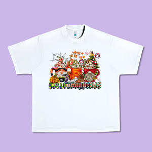 Hallothanksmas Gnome Coffee Cups Urban Heavy Tee Designed By Cowhidedigitalart