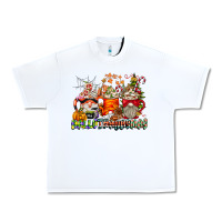 White Hallothanksmas Gnome Coffee Cups Urban Heavy Tee - CowhideDigitalArt