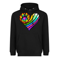 Black Pride Heart Heavyweight Hoodie - Jasminsmagicworld