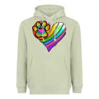 Matcha Pride Heart Heavyweight Hoodie - Jasminsmagicworld