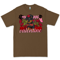 Cacao my dog is my valentine valentine's day Premium Tee - FaDigitalArtStudio