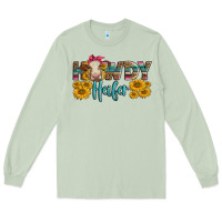 Western Howdy Heifer With Charolais Cow Long Sleeve Tee | Teevron