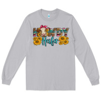 Moon Dust Western Howdy Heifer With Charolais Cow Long Sleeve Tee - LillyAllenDesigns