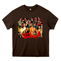 Chocolate Brown the warriors 1980s cult movie film Heavy Core Tee - DesigneFamous