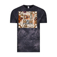 Cloud Black Dog Mom Vintage Tee - CowhideDigitalArt