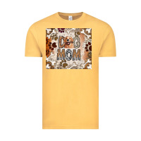 Vintage Mustard Dog Mom Vintage Tee - CowhideDigitalArt