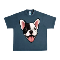 Midnight Navy French Bulldog Urban Heavy Tee - Jasminsmagicworld