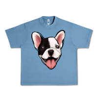 Pebble Blue French Bulldog Urban Heavy Tee - Jasminsmagicworld
