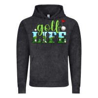 Vintage Black golf life Vintage Hoodie - Artiststas