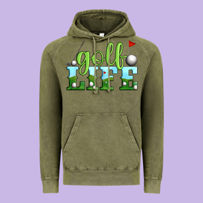 Golf Life Vintage Hoodie Designed By Artiststas