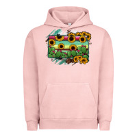 Pigment Salmon south Dakota State Map Urban Hoodie - RanaPortraitStore