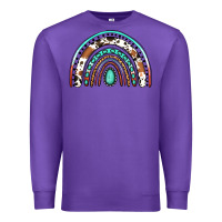 Purple Western Rainbow Premium Sweatshirt - Jasminsmagicworld
